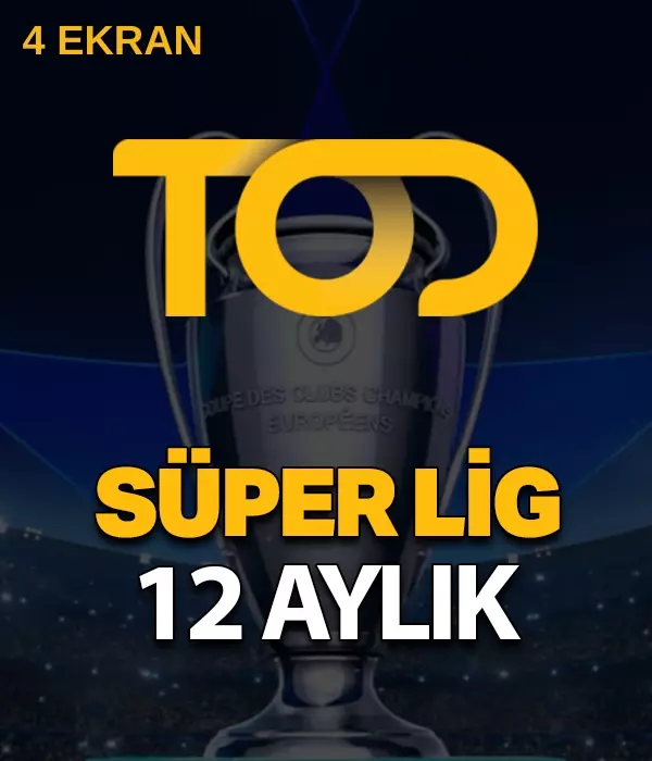 TOD Süper Lig 12 Aylık (4 Ekran)