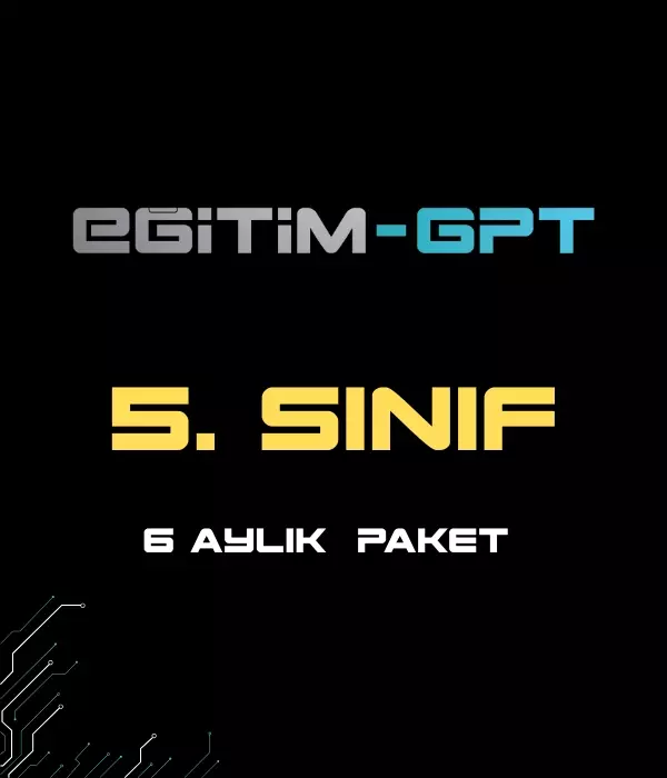 EğitimGPT 5.SINIF 6 AYLIK PAKET