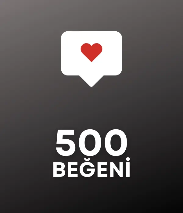 Tiktok 500 Beğeni
