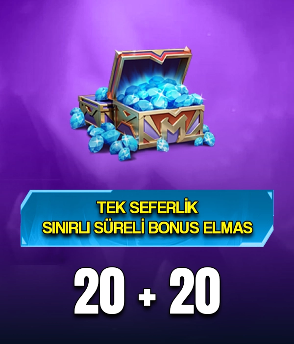 Mobile Legends 20 + 20  Tek Seferlik Elmas