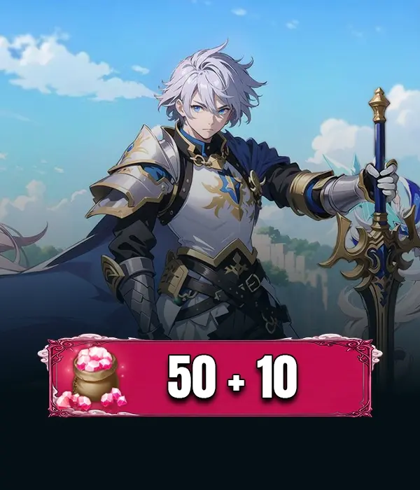 50 Ruby + 10  Ruby