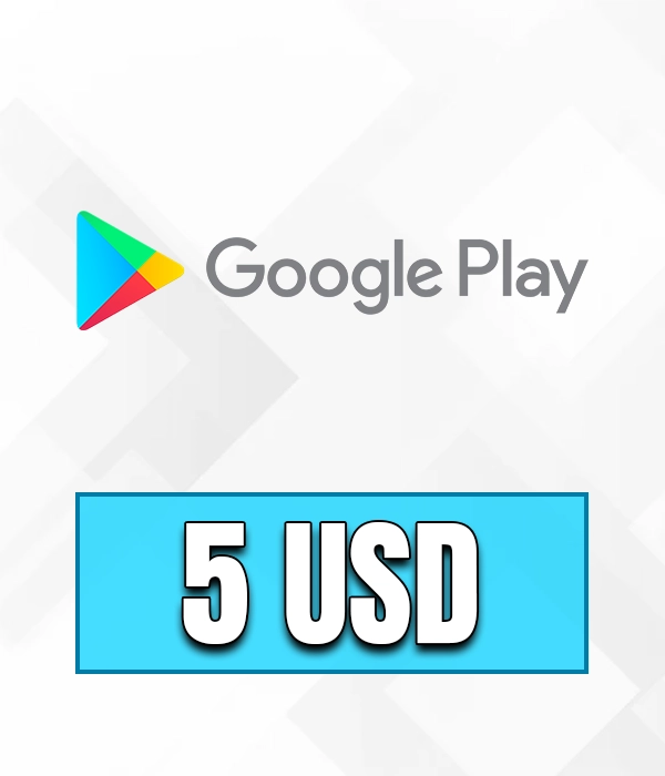 Google Play 5 USD Gift Card