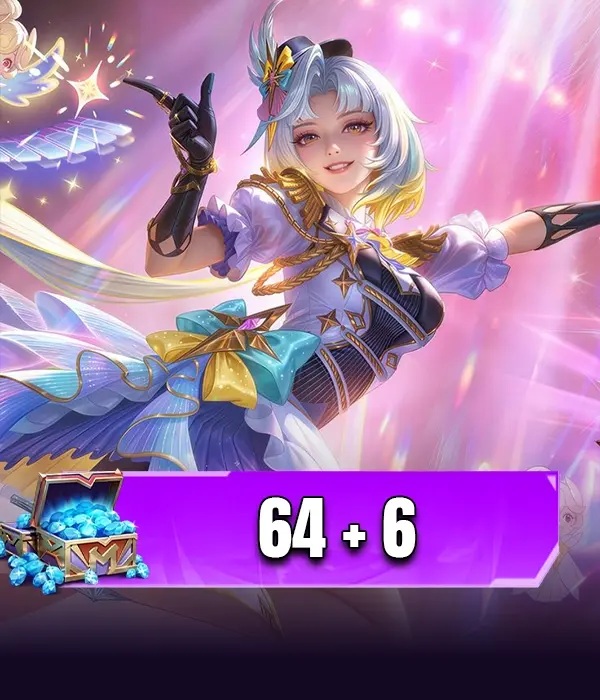 Mobile Legends 64 +6 Elmas