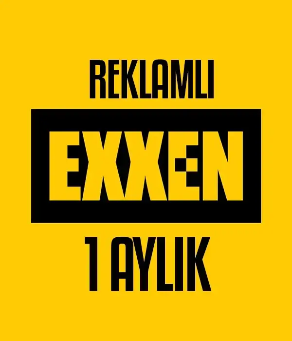 Exxen 1 Aylık Üyelik (Reklamlı)