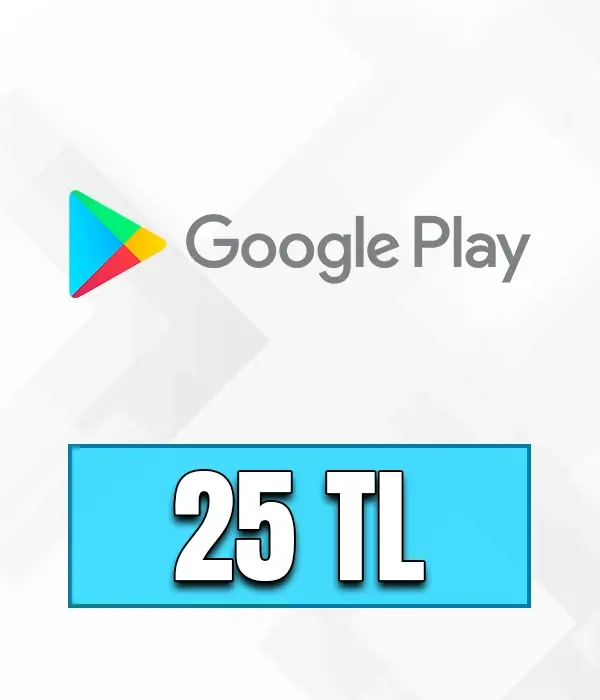 Google Play 25 TL Hediye Kartı
