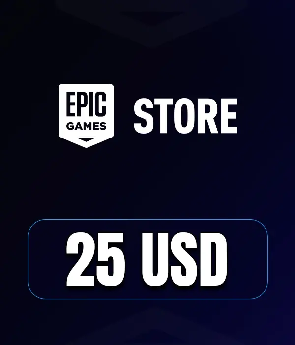 Epic Games Store Cüzdan Kodu 25 USD