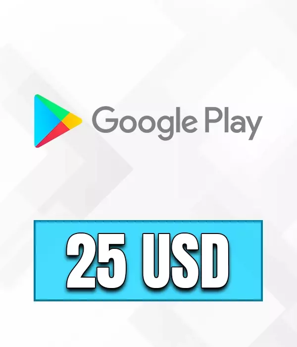 Google Play 25 USD Gift Card