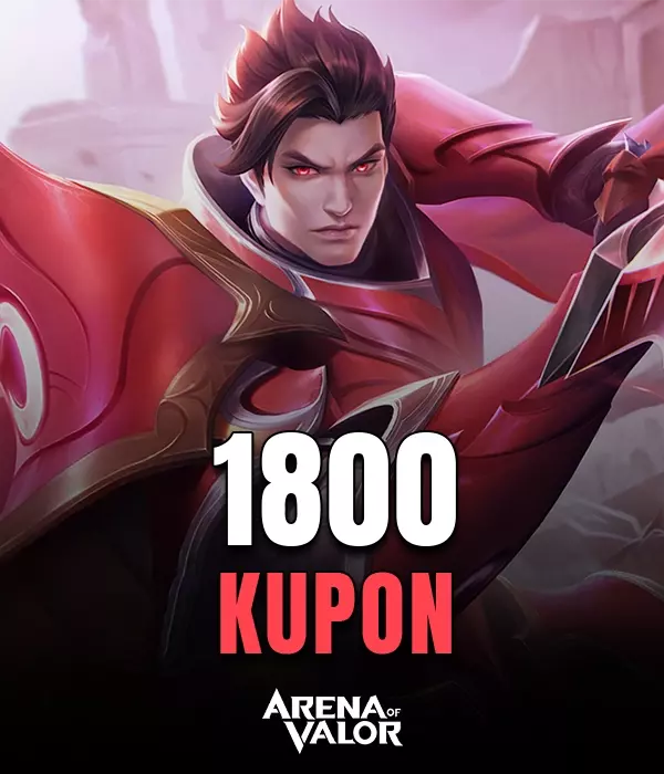 Arena of Valor 1800 Kupon
