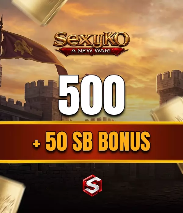 SexyKO 500 SexyBalance + 50 SexyBalance Süper Bonus