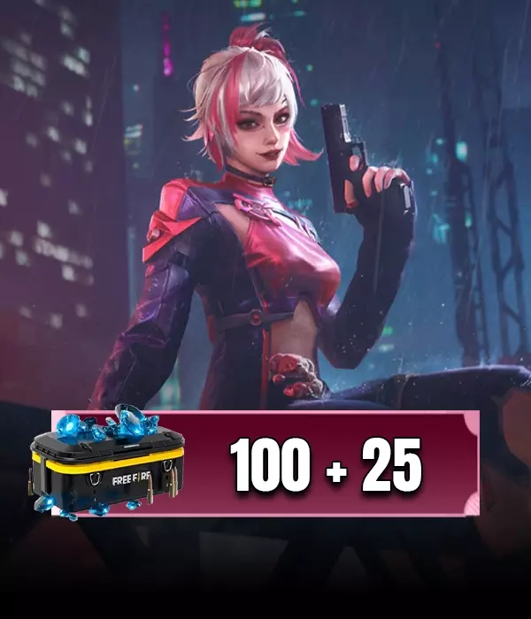 TR Free Fire 100 + 25 Elmas
