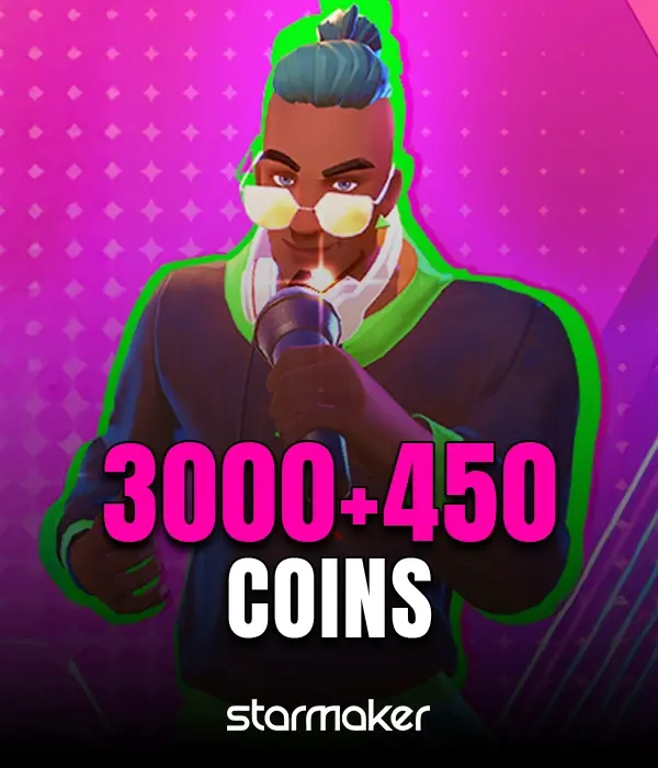 3000 Coins + 450 Bonus
