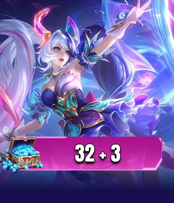 Mobile Legends Bang Bang 32 + 3 Elmas