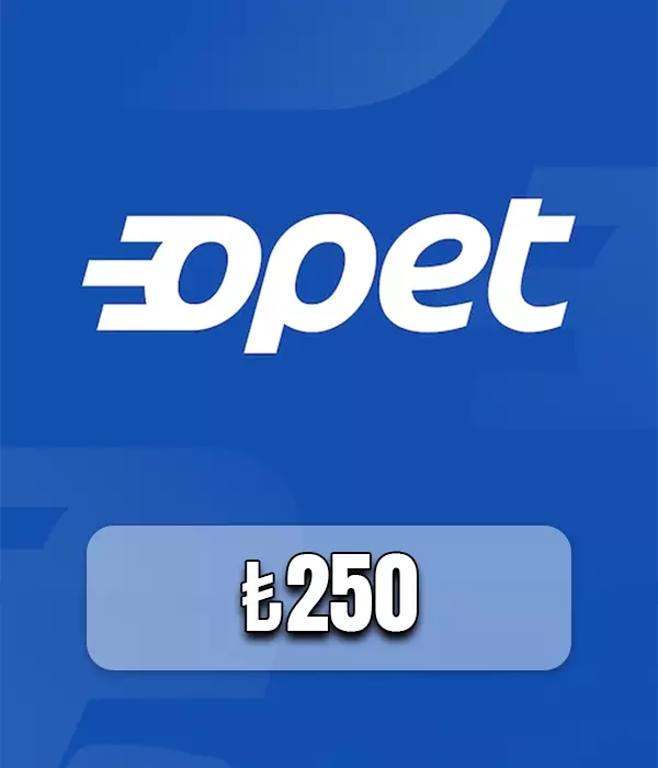 Opet Akaryakıt Çeki 250 TL