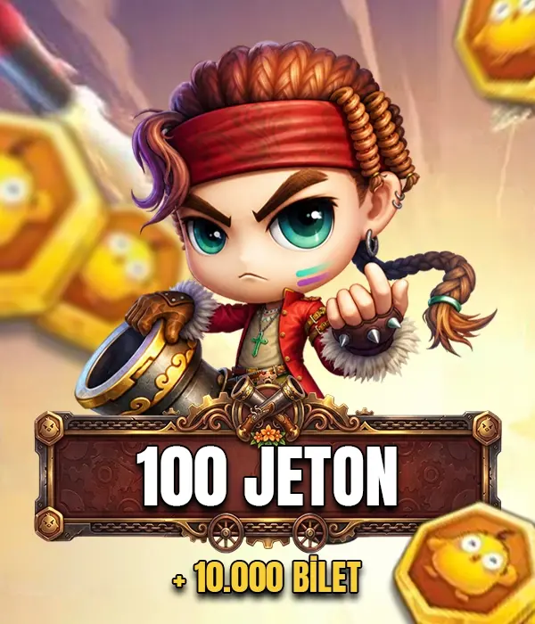 100 Civciv Jetonu + 10.000 Bilet